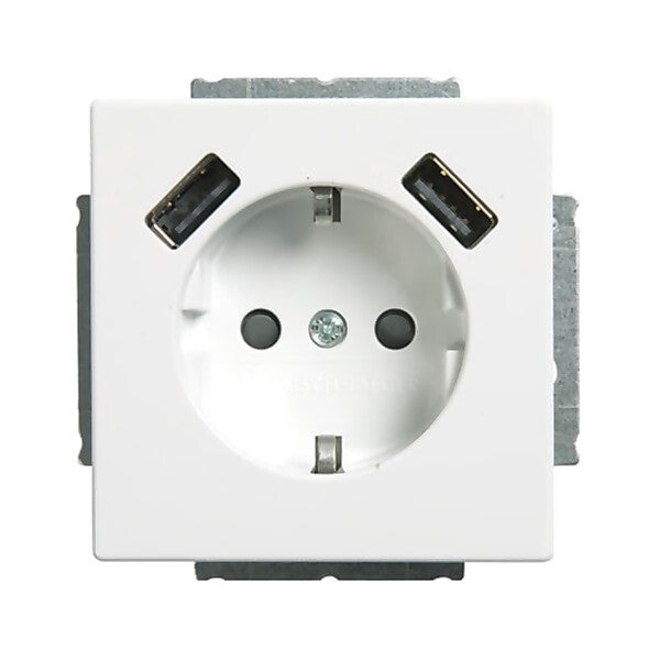 Busch-Jaeger SCHUKO-2x USB Steckdose 20 EUCB2USB-84